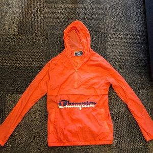 Champion Windbreaker | Mens Large | Salmon